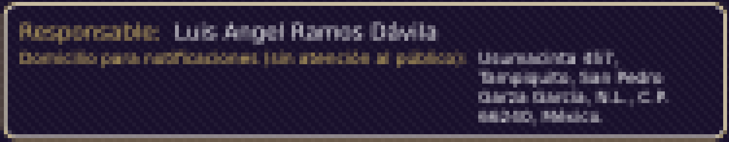 Datos del responsable (imagen)